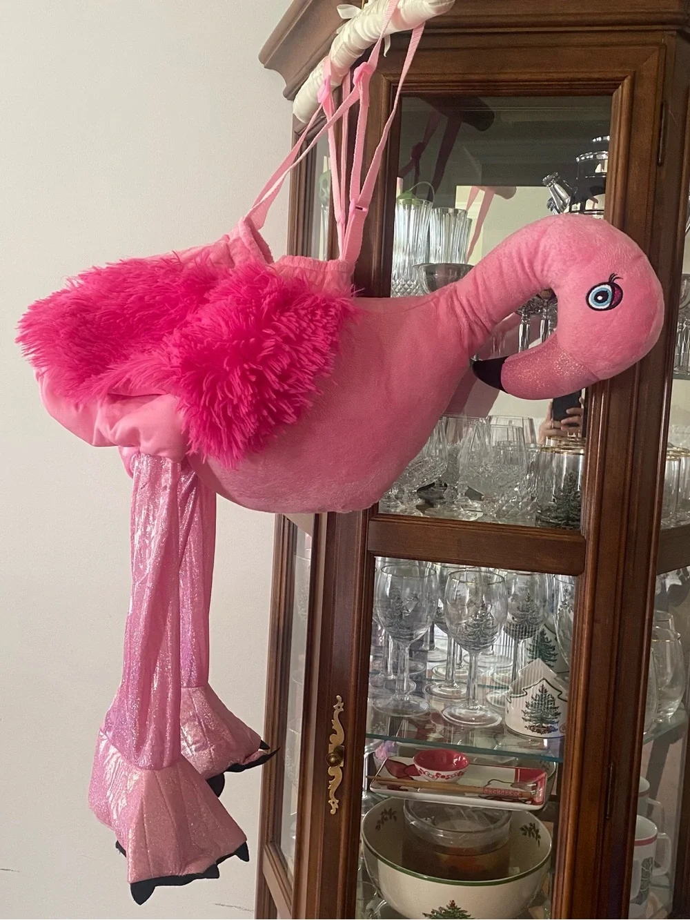 Spirit Pink Flamingo Plush kids Costume